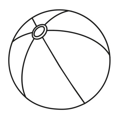 Hat sanat siyah beyaz lastik top