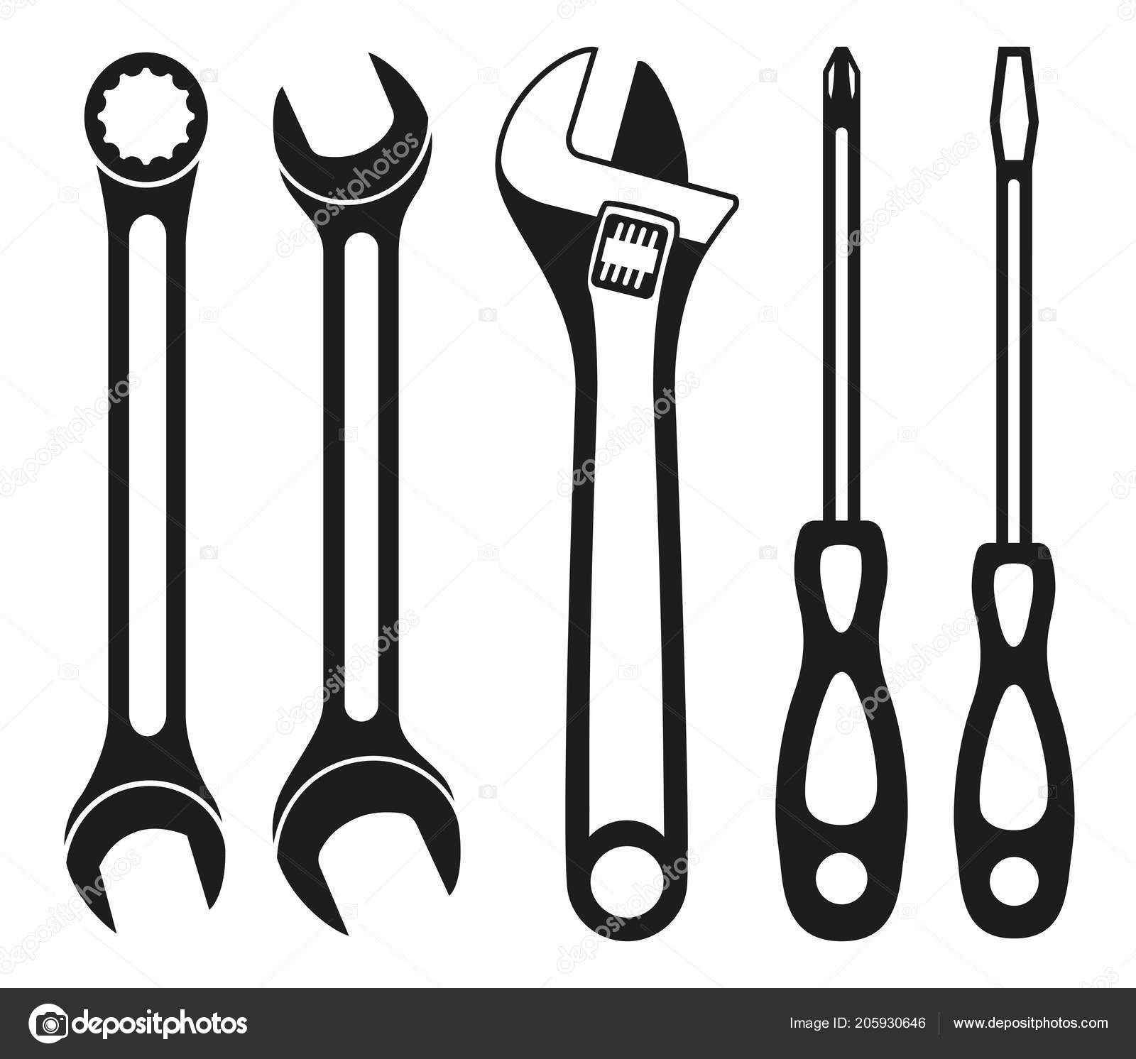 Tool Clipart Black And White