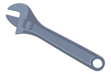 Renkli karikatür ayarlanabilir anahtarı