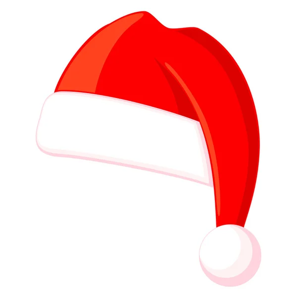 Colorato cappello di Natale cartone animato — Vettoriale Stock