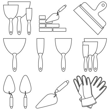 Sanat siyah beyaz 9 duvar yapısı element satır