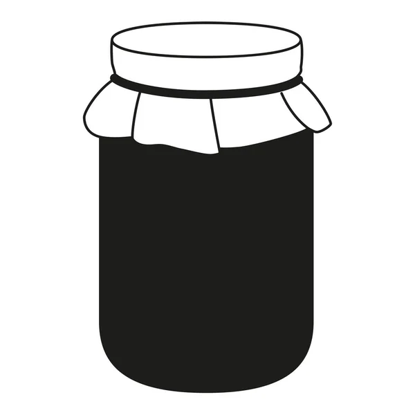 Clipart jar black and white Black and white cartoon strawberry jam