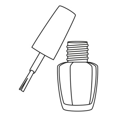 Hat sanat siyah beyaz açık tırnak cilası