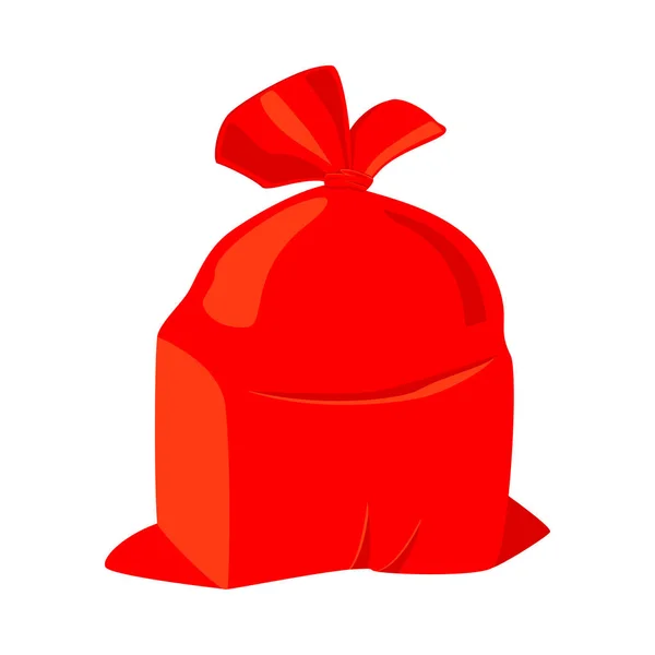 Färgglada tecknade Santa säck — Stock vektor