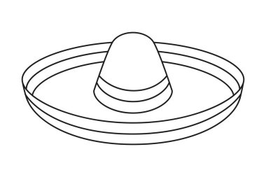 Hat sanat siyah beyaz fötr şapka