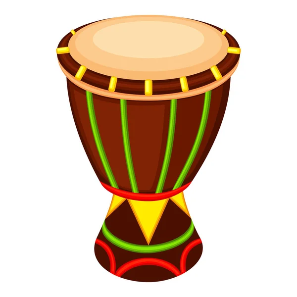 Барвисті Мультфільм Мексиканські Барабан Святковий Музичний Інструмент Мексика Тема Векторні — стоковий вектор