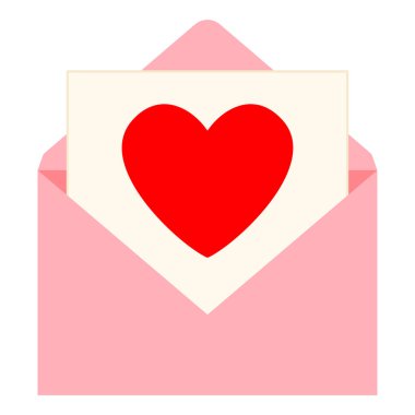 Renkli karikatür açık aşk mesajı