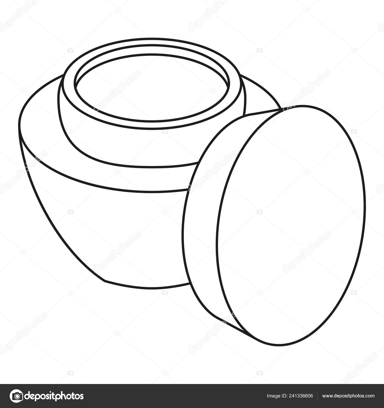 black and white face cream