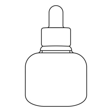 Sanat siyah beyaz güzellik serum line