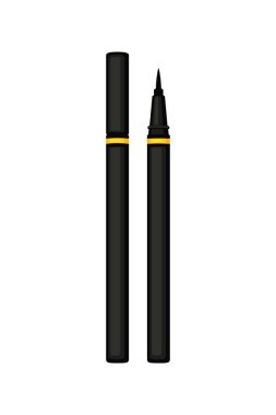 Çizgi film siyah su geçirmez eyeliner kalemi