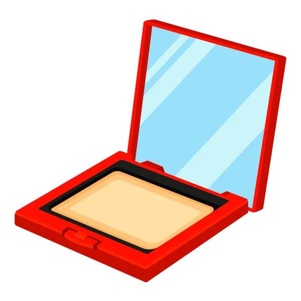 Bunte Cartoon kompakte Blusher Puder — Stockvektor