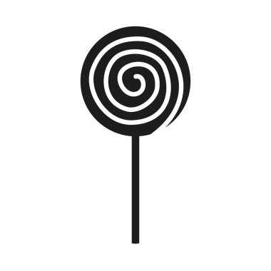 siyah-beyaz spiral lolipop