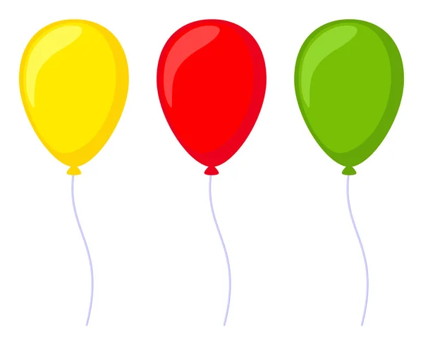 Renkli karikatür baloon seti