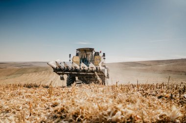 Gün batımı saat, Tarım Sanayi Mısır hasat birleştirmek