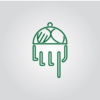 Burger Logo tasarımları vektör çizim