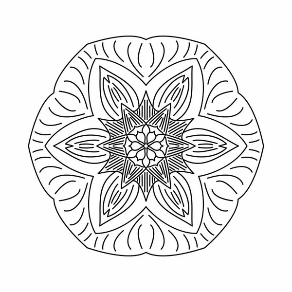 Beauty Mandala Vector Illustration — Stock Vector