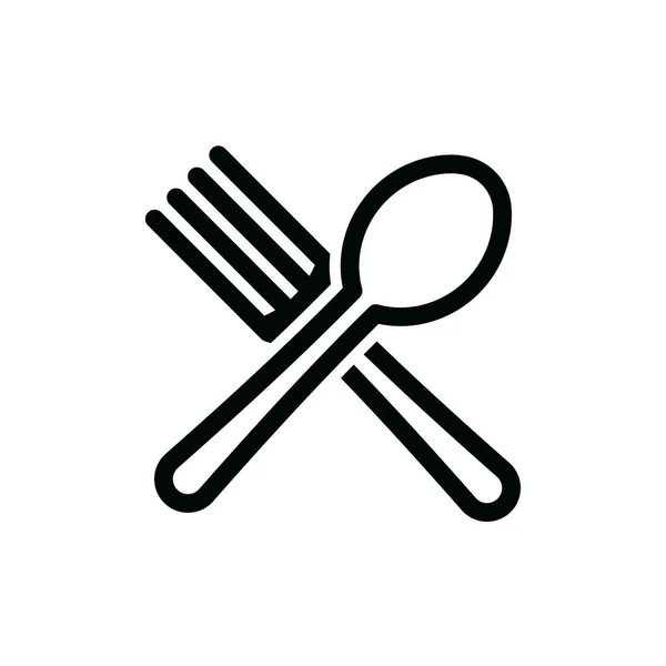 Restaurant Icon Vector Illustration — Stock Vector