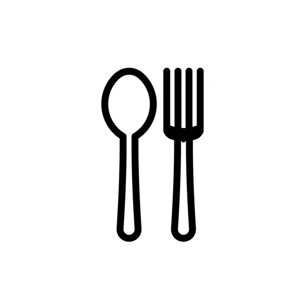 Restaurant Icon Vector Illustration — Stock Vector