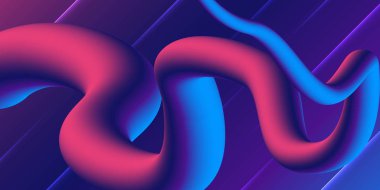 Dalga akış şekli. Arka plan. Modern renkli sıvı.