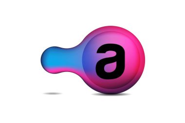 Bir daire logo tasarım ilham ilk