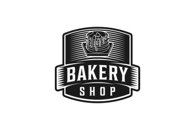 Cupcake pastane dükkanı logo tasarımı