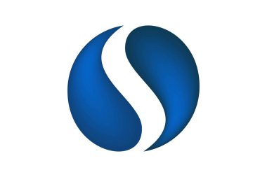 İlk S Monogram Logo tasarımları ilham, vektör çizim