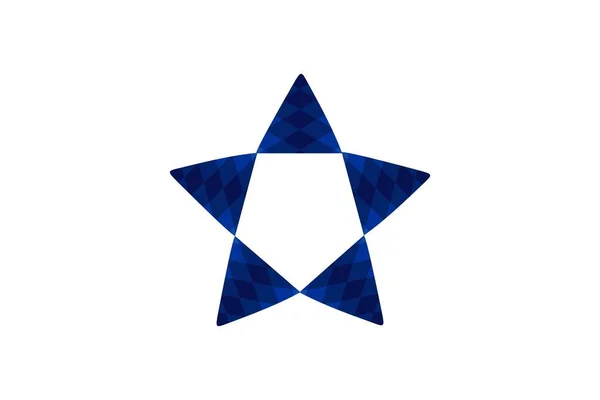 Star Logo Design Inspirace Izolované Bílém Pozadí — Stockový vektor