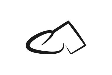 Piyano mono line logo simge tasarımları ilham izole beyaz arka plan üzerinde