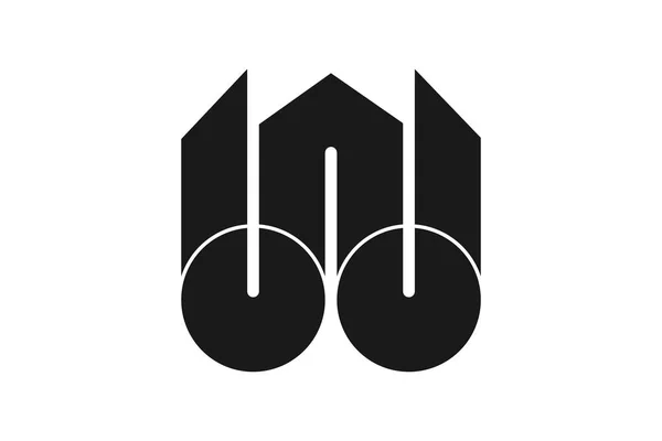 Letra Logotipo Projeta Inspiração Isolada Fundo Branco — Vetor de Stock
