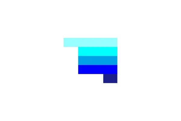 Letra Espacio Negativo Diseños Logo Inspiración Aislado Sobre Fondo Blanco — Vector de stock