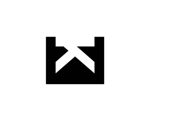 Logotipo Letra Projeta Inspiração Isolada Fundo Branco — Vetor de Stock