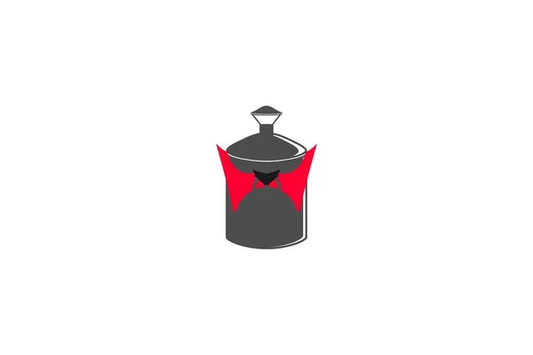Buhar Logo Tasarımları Ilham Beyaz Arka Plan Üzerinde Izole — Stok Vektör