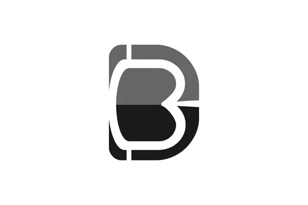 Letra Logo Diseños Inspiración Aislado Sobre Fondo Blanco — Vector de stock