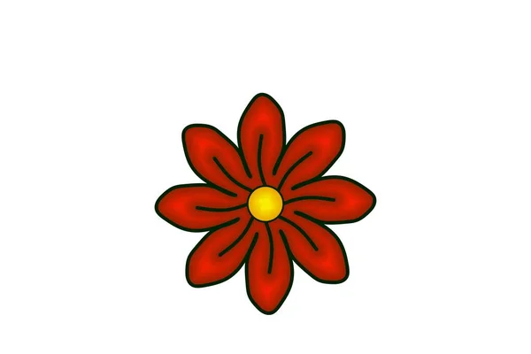 Αφηρημένη Λουλούδι Λογότυπο Σχέδια Έμπνευση Απομονωθεί Λευκό Φόντο — Διανυσματικό Αρχείο