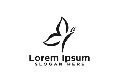 Soyut Güzellik Kelebek Logo Tasarımı