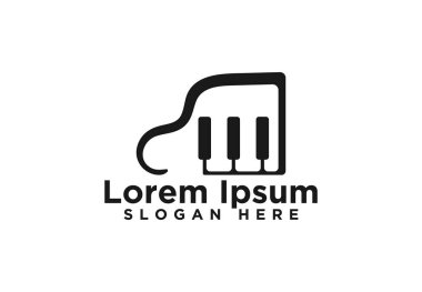 Kuyruklu Piyano, Müzik Aleti Logo Tasarımı