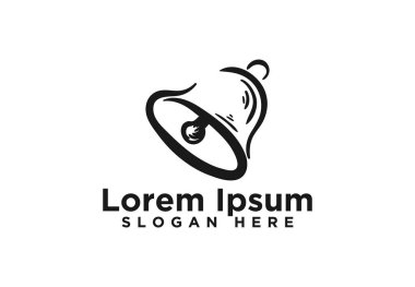 çan alarmı, müzikal logo, vektör illüstrasyon