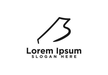 mono line piyano logo tasarımları, vektör illüstrasyon