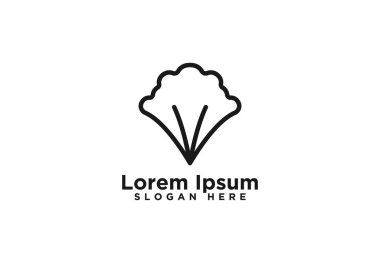 Soyut Shell Modern kimlik güzel marka, Logo Tasarımları, Vektör İllüstrasyon