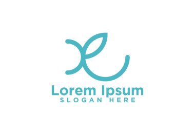 Soyut Yaprak Logo Tasarımları Vektör İllüstrasyon