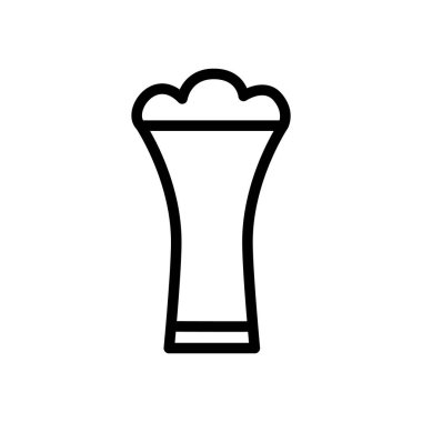 bira sembolü simgesi, Vektör İllüstrasyonu
