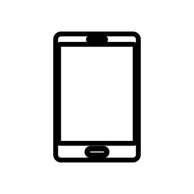 akıllı telefon sembolü simgesi simgesi, Vektör İllüstrasyonu