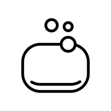 sabun sembolü simgesi simgesi, Vektör İllüstrasyonu