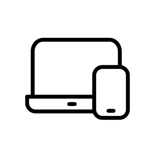Computer Icon Illustration Isoliert Auf Weißem Hintergrund — Stockvektor