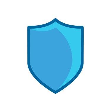 Beyaz arkaplanda izole edilmiş Ortaçağ güvenlik konsepti simgesi