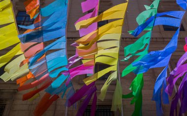 LGBT dekorasyon konsepti, düşük açılı görünüş
