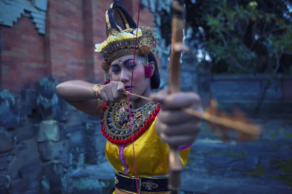 Kecak Est Une Forme Danse Balinaise Drame Musical Qui Est — Photo