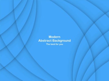 Soyut mavi eğri arka plan beyaz metin için kopya yer ile. Kapağı, broşür, web afiş ve dergi için modern şablon tasarım.