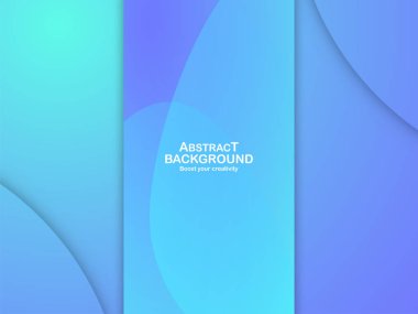 Soyut geometrik ile mavi arka plan kopya alanı. Degrade Trend için kapak, iş sunma ve web afiş tasarım şablonu.