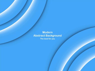 Metin için kopyalama alanı olan soyut mavi arkaplan. Kapak, broşür, web afişi ve dergi için modern şablon tasarımı.